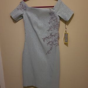 Off the shoulder Rickie Freeman for Teri Jon dress